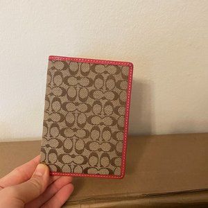 Coach Passport Holder